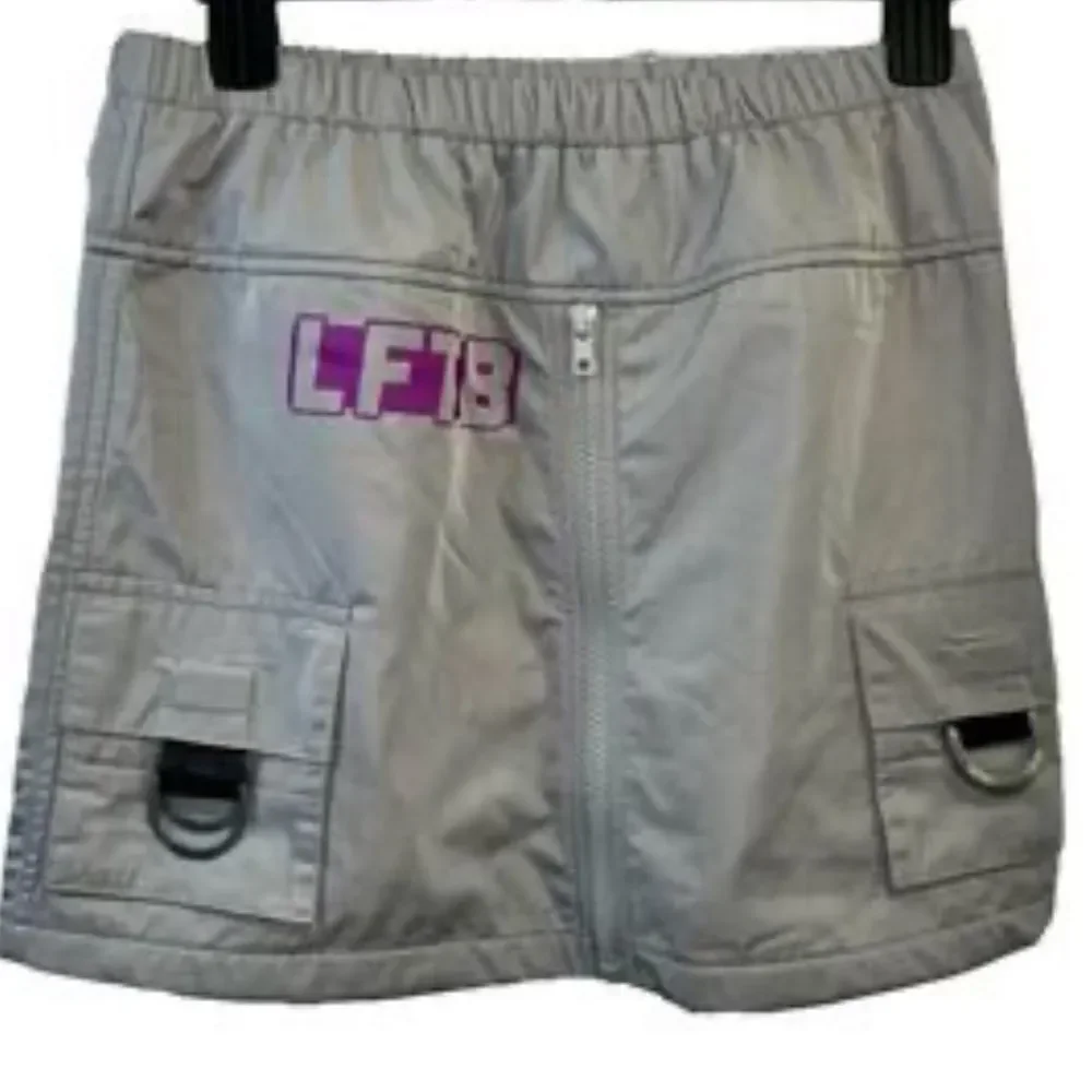 LF the brand Gray Elastic Waistband Skirt size small
